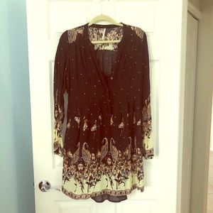 Free People tunic mini dress